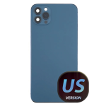 Back Housing Without Small Parts Compatible for iPhone 12 Pro Max (US Version) (Premium) - Midnight Blue